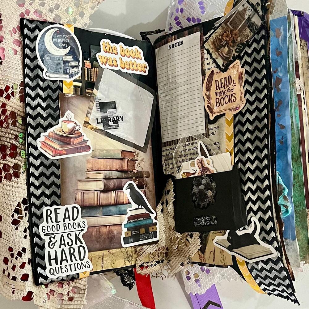 Eclectic Handmade Junk Journal - Picture 6 of 11